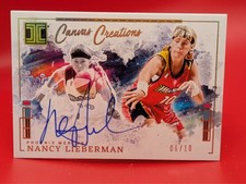 2025 Impeccable WNBA Nancy Lieberman Canvas Creations Auto Mercury ***6/10***
