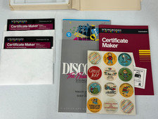 CERTIFICATE MAKER FOR THE COMMODORE 64 SPRINGBOARD VINTAGE COMPUTER