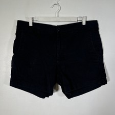 FXD WS-2 Mens Work Shorts Black Cotton Workwear Grey Panel Back Pockets Size 36