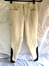 Cavalleria Toscana Biege New Grip System Breeches Size10/42 PAUN22 JE010