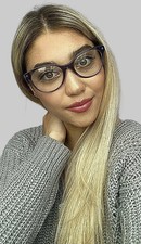 New Versace Mod. 3250 5160 Purple 54mm Women's Eyeglasses Frame Italy 2,7