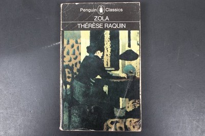 Therese Raquin Emile Zola 1973 Penguin Classics Naturalism Fiction Novel PB
