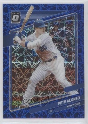 2021 Panini Donruss Optic Blue Velocity Prizm 70/99 Pete Alonso #183 0m4q