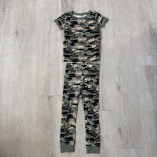 Old Navy camouflage dinosaur kids pajamas set size 5t