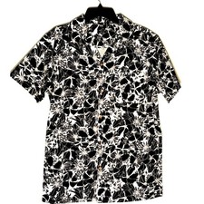 COOFANDY Men Beach Linen Shirts Boho Hippie Shirts Summer Cotton Medium