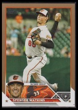 2023 Topps #393 Spenser Watkins Gold #/2023