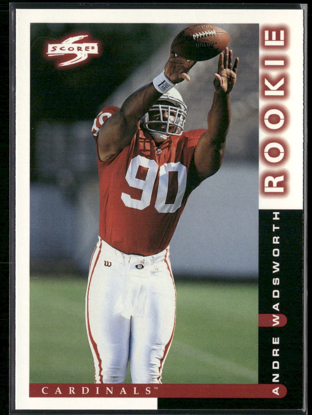 Andre Wadsworth 1998 Score #246 Rookie Arizona Cardinals