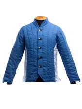 Medieval Blue Cotton Padded Gambeson Armor SCA LARP