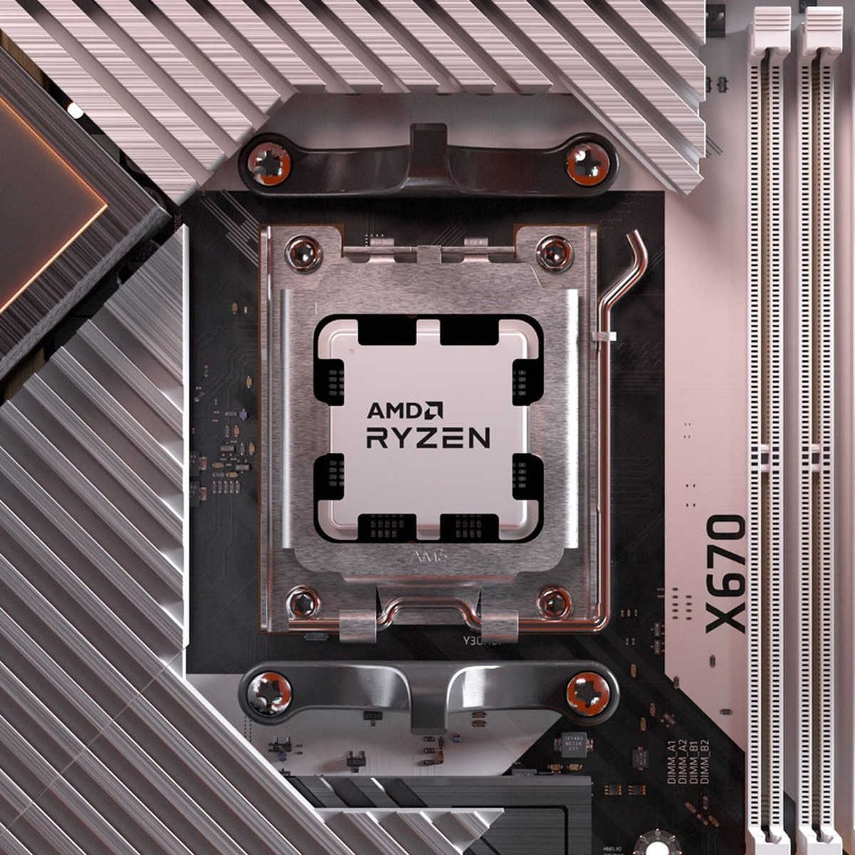 AMD Ryzen 5 7600 6-Core, 12-Thread Unlocked Desktop Processor