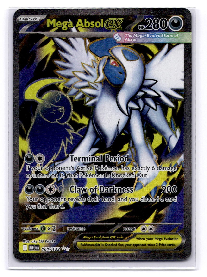 Mega Absol ex - Ultra Rare ME01: Mega Evolution 161/132 LP-NM