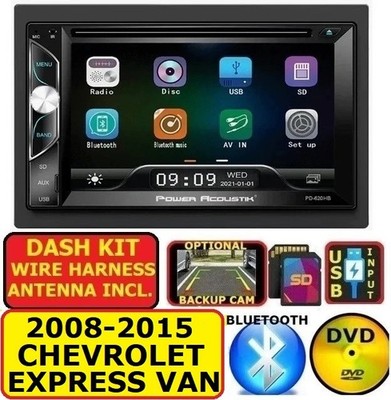 08-15 CHEVROLET EXPRESS VAN CD/DVD AM/FM BLUETOOTH USB AUX CAR RADIO STEREO PKG