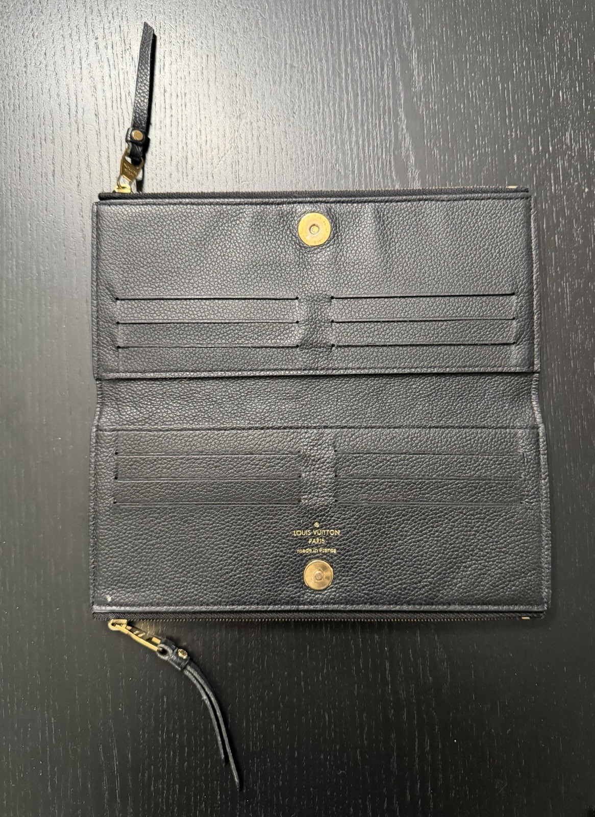Louis Vuitton Monogram Empreinte Adele Double Zip… - image 4