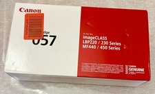  1  GENUINE CANON 057 BLACK TONER CARTRIDGE SEALED 3009C002AA 