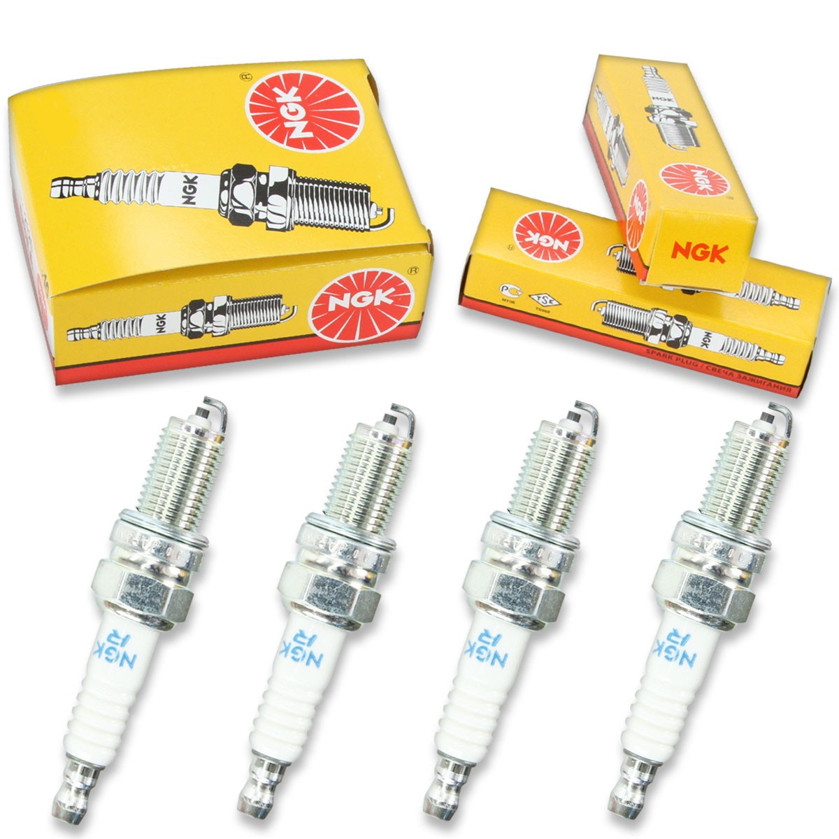 4pcs 03-05 KTM 450 MXC NGK Standard Spark Plugs 447cc 27ci Kit Set Engine hh
