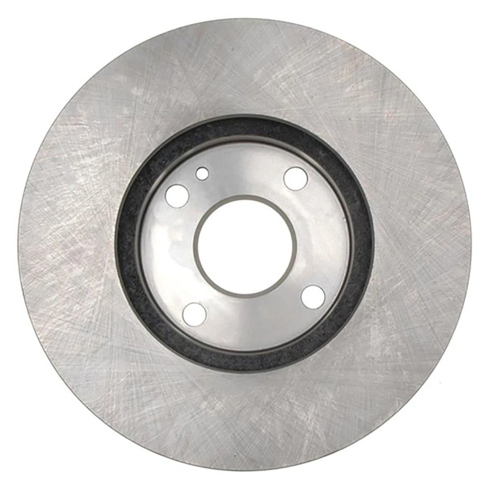 Front Brake Rotors + Metallic Brake Pads & Hardware For 1990-1994 Mazda Protege - Image 4 of 4