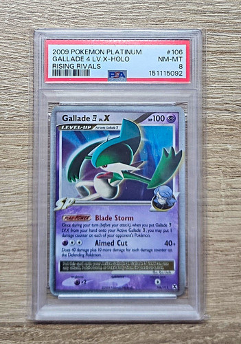 Gallade E4 LV.X graded PSA 8 for sale on eBay