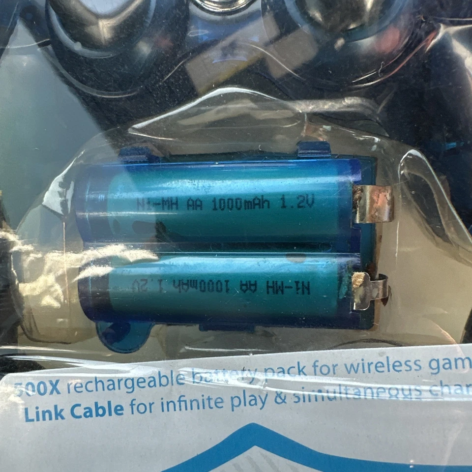 Vintage Intec Wireless PlayStation 2 Controller Rechargeable Blue Package Sealed - Image 3 of 3