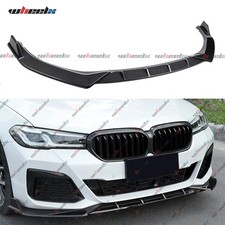Gt Style Carbon Look Front Bumper Lip Spoiler For 2021 Bmw G30 G31 M Sport Lci