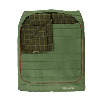 Sleeping Bag w/ Pillows - Doublewide 2-Person - Seasons for Camping/Hunting