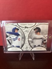 Shohei Ohtani Aaron Judge 2025 Topps Dynamic Duals #24 AL & NL  MVPs