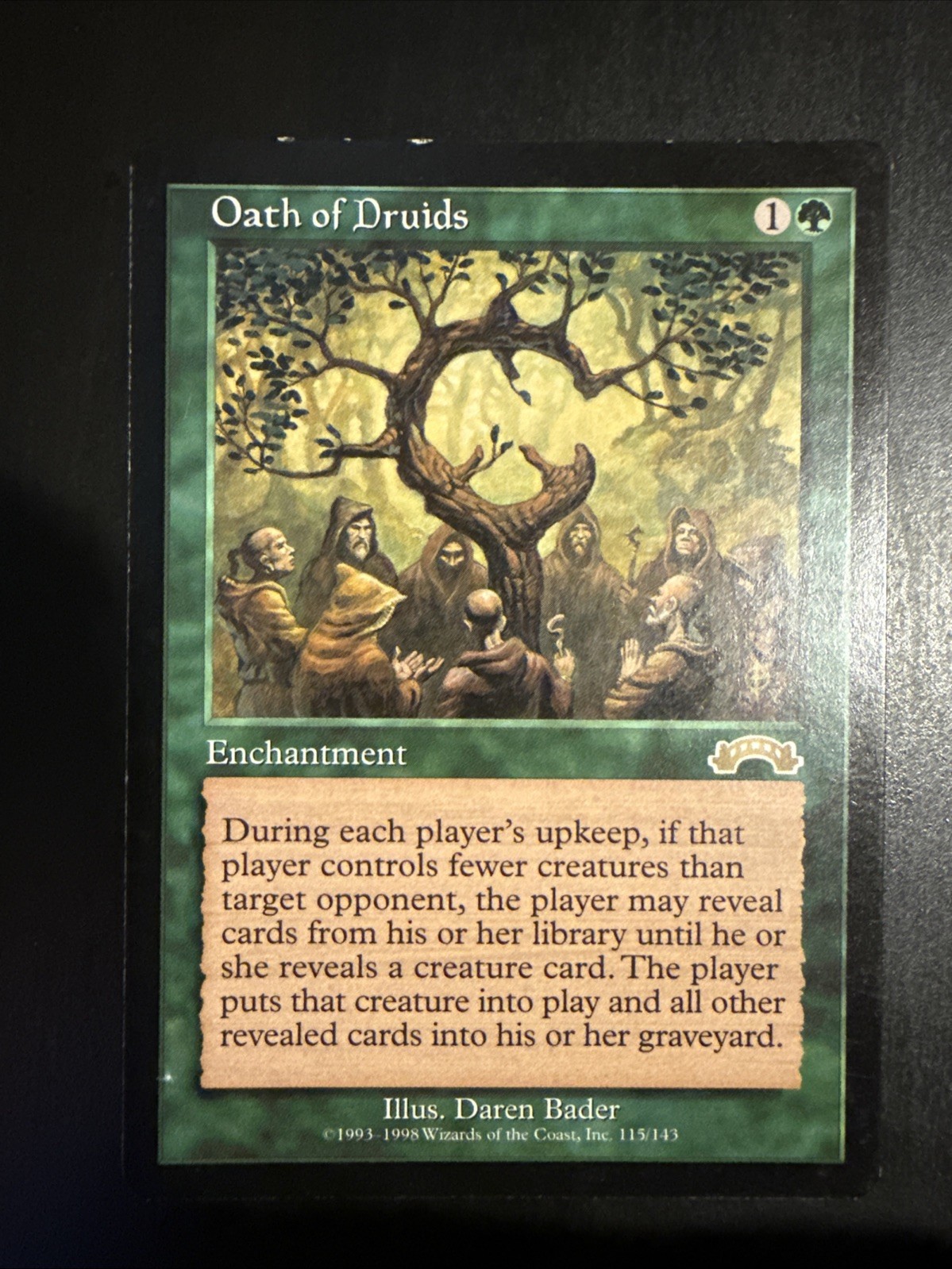 MTG Magic the Gathering Oath of Druids (115/143) Exodus LP