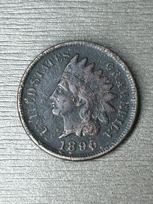 1895 Indian Head Cent Very/Extremely Fine Condition Exact Coin Pictured #E49