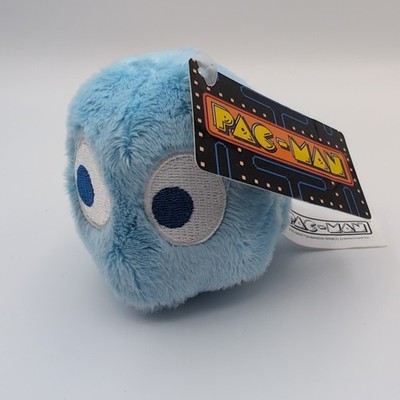 Pac-Man Inky Geist Plüschtier 7cm Neu & Etikett 
