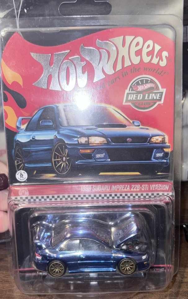 Hot Wheels Red Line Club 1998 версия Subaru Impreza 22B STi - Изображение 2 из 3