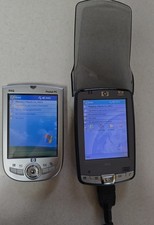HP IPAQ lot of 2 Pocket PCs, Dock, and Chargers