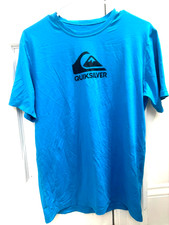 QUICKSILVER Men s Rash Guard Blue Size Small - EUC