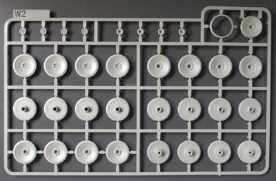 Takom 1/35th Scale Tiger I Early - Parts Tree W2 from Kit No. 2196