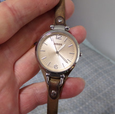 Womens FOSSIL Watch Georgia ES2830 w/ New Bat...