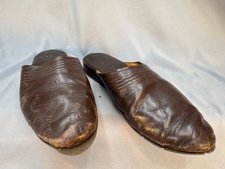 "Mewis" superhot D 42 43 men's leather slippers men's leather slippers
