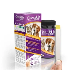 KIT4CAT CheckUp Glucose Urine Testing Strips for Cats and Dogs - Detection of