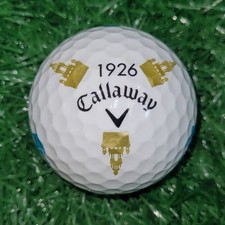 1ct 1926 Callaway Truvis Gold/Blue Castle Chrome Soft Logo Golf Ball A-1-9