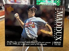 1995 Upper Deck Checklists Series Two #3 Greg Maddux Atlanta Braves