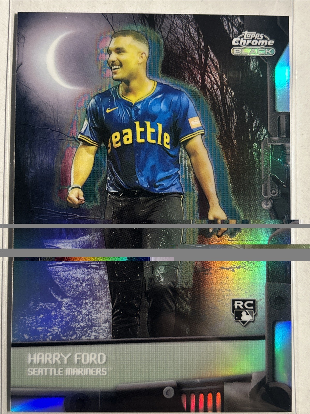 2026 Harry Ford Topps Chrome Black NOCTURNAL SP - Seattle Mariners Case Hit