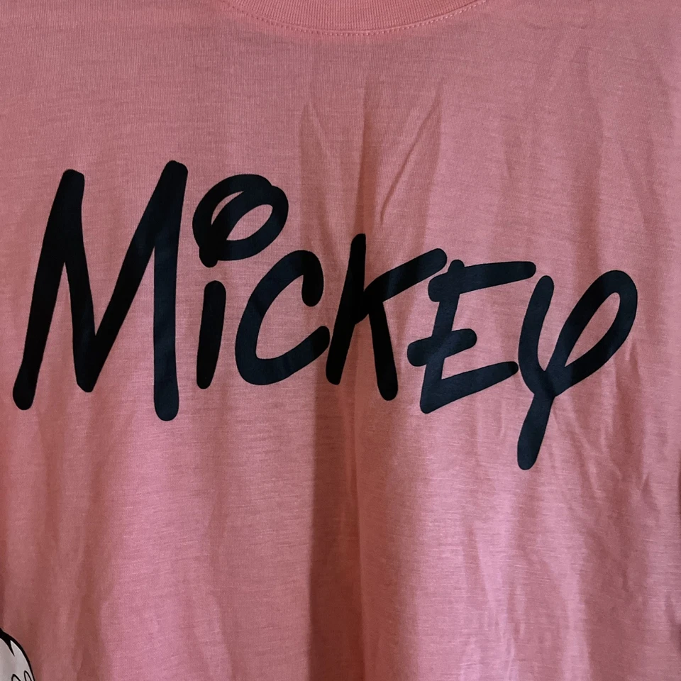 Camisa Disney Mickey Mouse Mujer Junior Talla 2XL NUEVA CON Etiquetas Rosa Foto 2 de 4