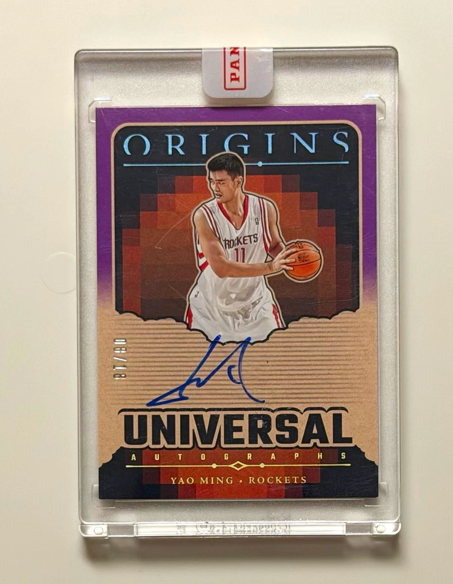 Yao Ming Basketball Original Autographed Sports Trading Cards