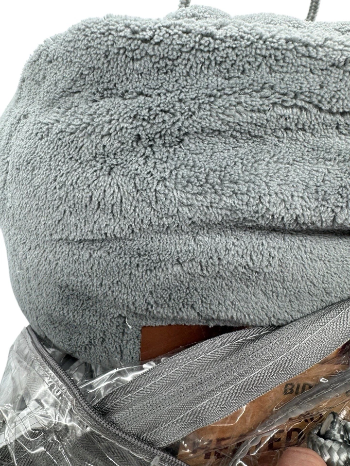 Manta Eléctrica MicroFelpa Calefacción Biddeford Queen Gris Completo Doble Control 90x84 Foto 4 de 4