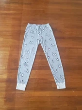 The Company Store adult unisex men's women's 100% organic cotton penguin pants