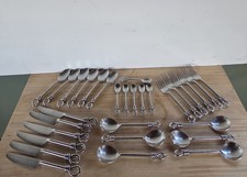 Twisted Knot Spiral Stainless Steel Set Of 30 Cutlery High Quality