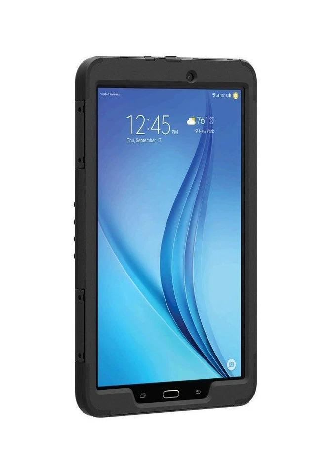 Rugged Case for Samsung Galaxy Tab E 9.6" Tablet - Black - Image 3 of 4
