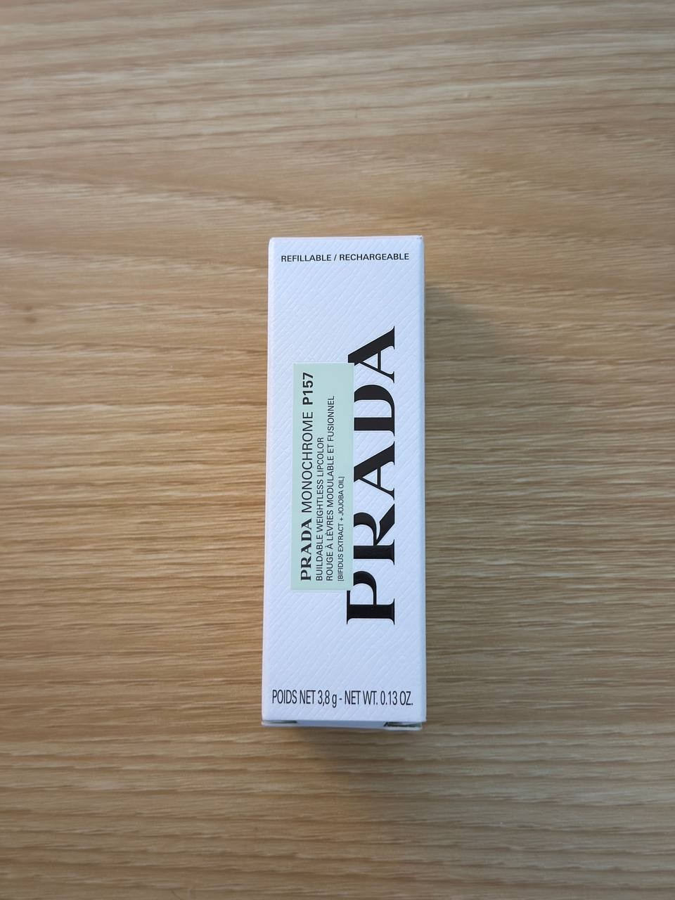 PRADA Monochrome Soft Matte Lipstick Nudo P157 (0.13 oz), Brand-New-In-Box