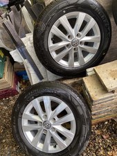 2 VW Transporter 16" Clayton Alloy Wheels T5 T6, UNUSED 205/65/R16C 107/105T