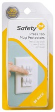 36 Pack Safety 1st Press Tab Plug Protectors Helps Parent with Removal - 806519