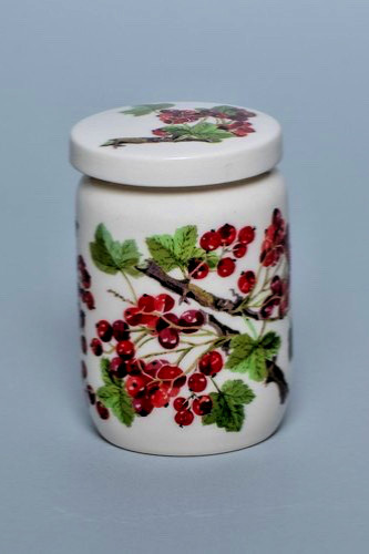EMMA BRIDGEWATER RETIRED ‘REDCURRANT MEDIUM JAM JAR WITH LID’ 1st QUALITY NEW
