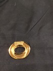 VINTAGE GERMANY GOLD TONE DRESS SCARF CLIP GUC SIGNED  — photo 2