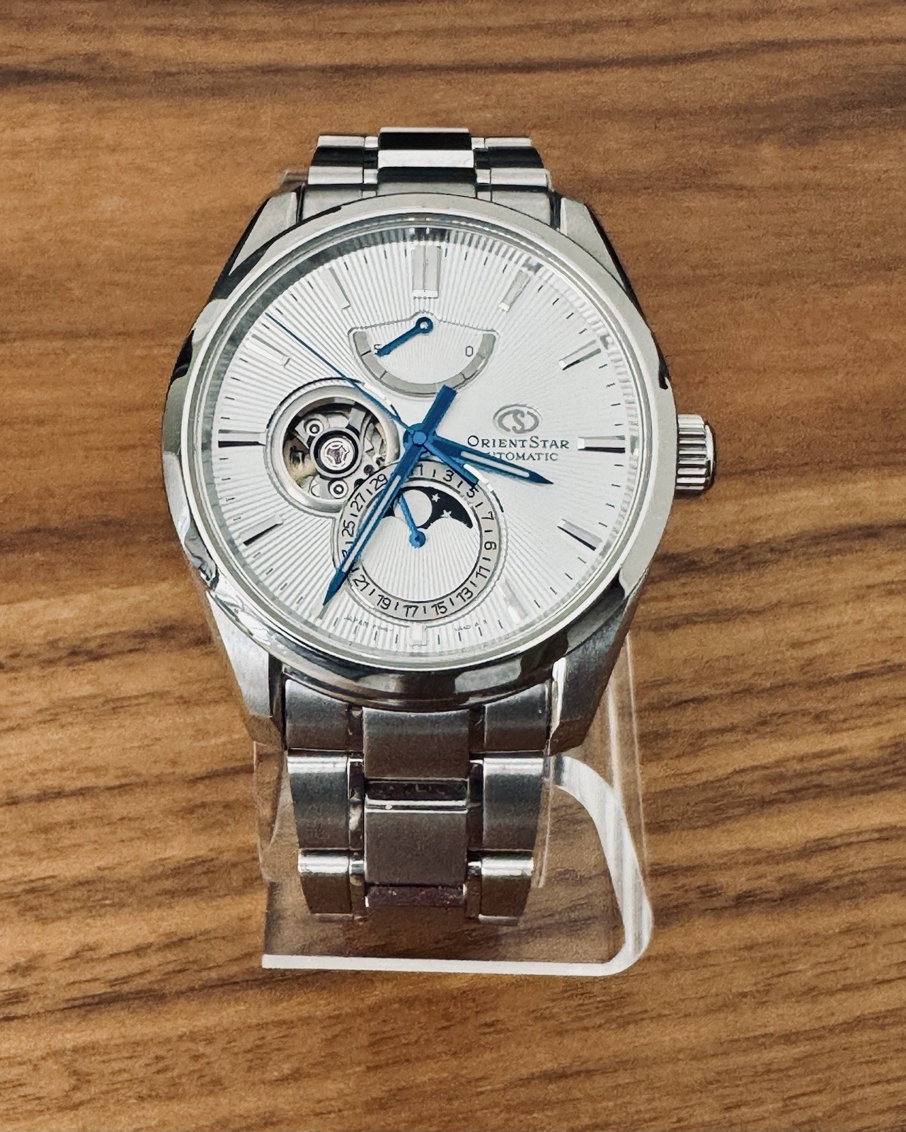 Orient Star Automatic Moon Phase Stainless Steel … - image 1