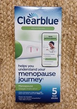Clearblue Menopause Stage Indicator 5 Test Sticks, Exp 2026-02-28